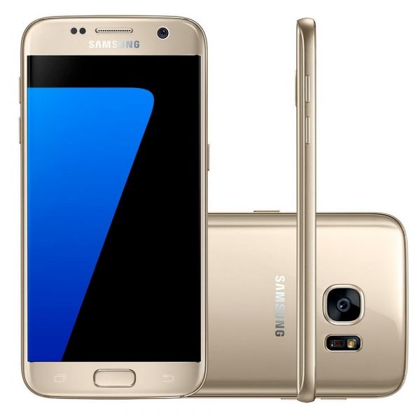 Galaxy S7 Samsung 32GB Dourado Seminovo - Muito Bom