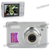 Câmera Digital 4X Digital Zoom/SD Slot - Silver (2.7