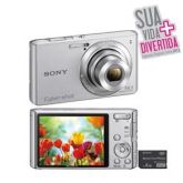 Câmera Sony DSC-W610 Prata c/ 14.1MP, LCD 2.7”, Zoom Óptico