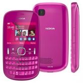 Celular Desbloqueado Nokia Asha 200 Rosa com Dual Chip, Tecl