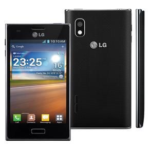 Celular Desbloqueado LG Optimus L5 Preto com Dual Chip, Tela